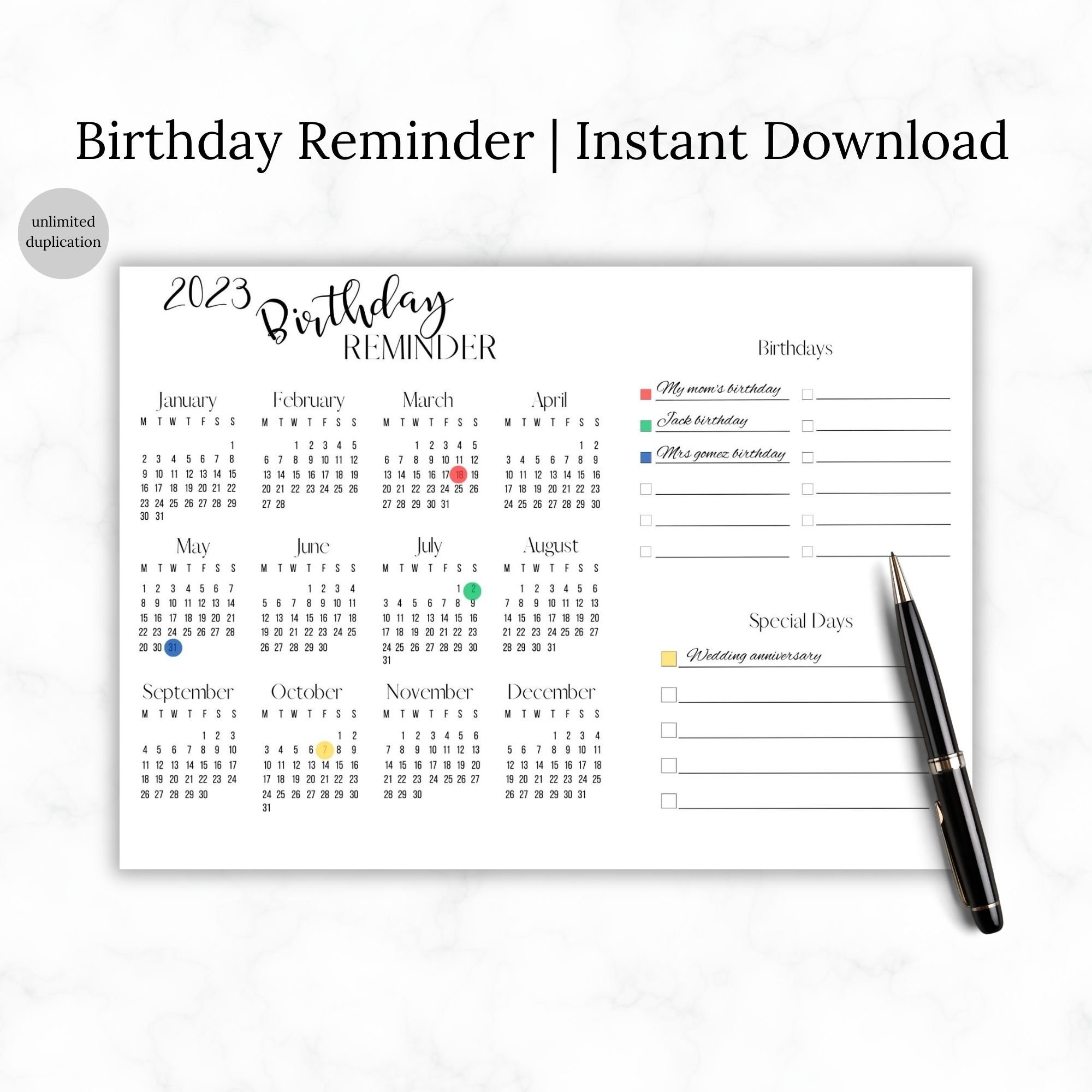 birthday-calendar-printable-birthday-tracking-template-birthday-reminder-a4-a5-letter-size-birthday-organizer-etsy