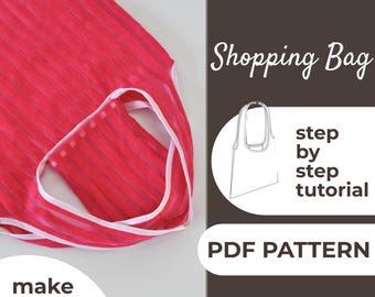 Tamara Bag Sewing Pattern | Market Tote With Pocket (PDF Pattern)