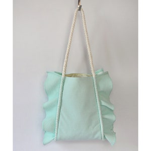 Ruffle Tote Bag Sewing Pattern | Women Shoulder Bag Pattern | Pattern ...