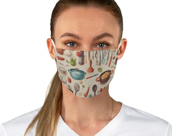 Face Mask Women Men Cooking Double Layer Cloth Face Cover Washable Reusable Made In USA Breathable Polyester Face Shield