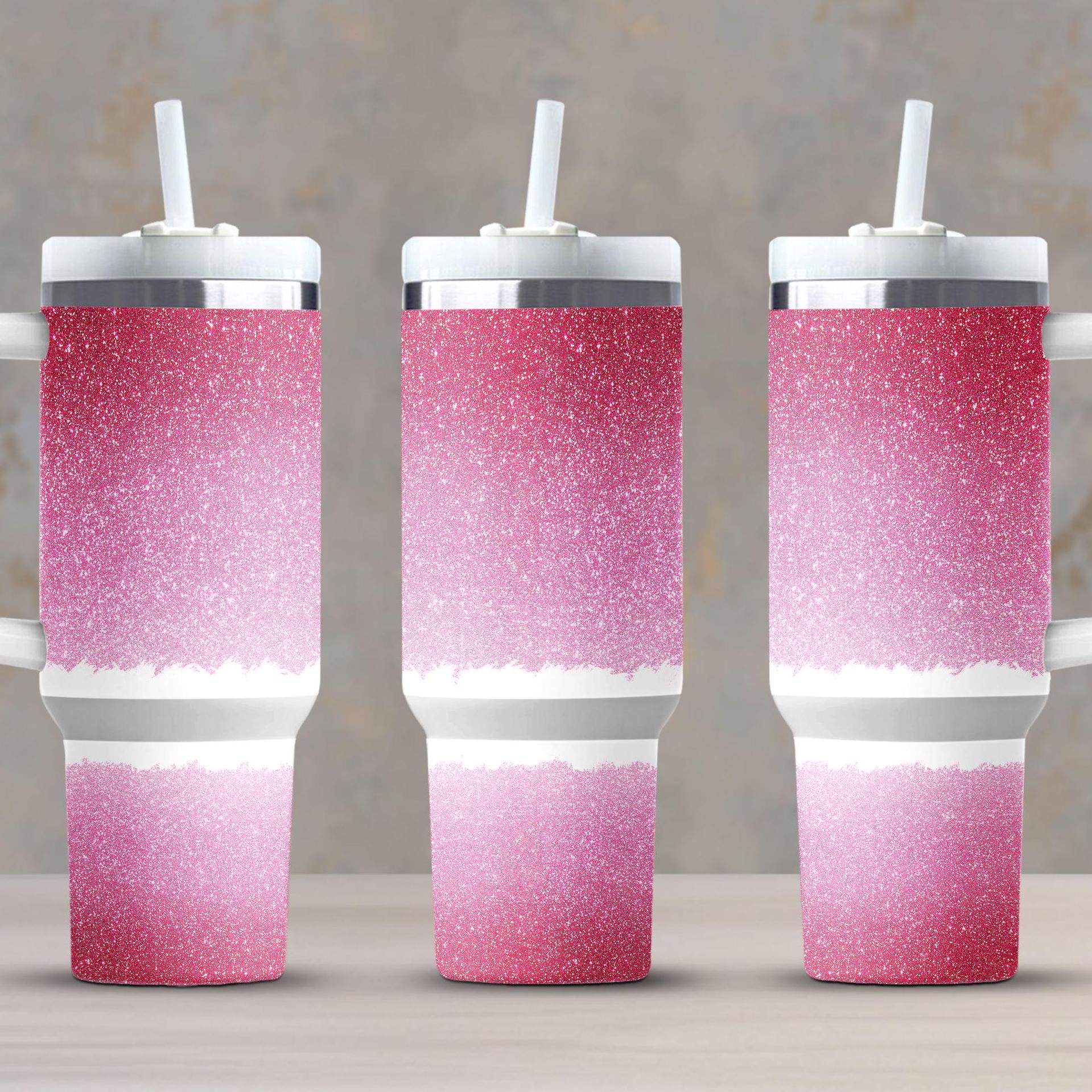 Stanley Cup Pink Glitter - Etsy