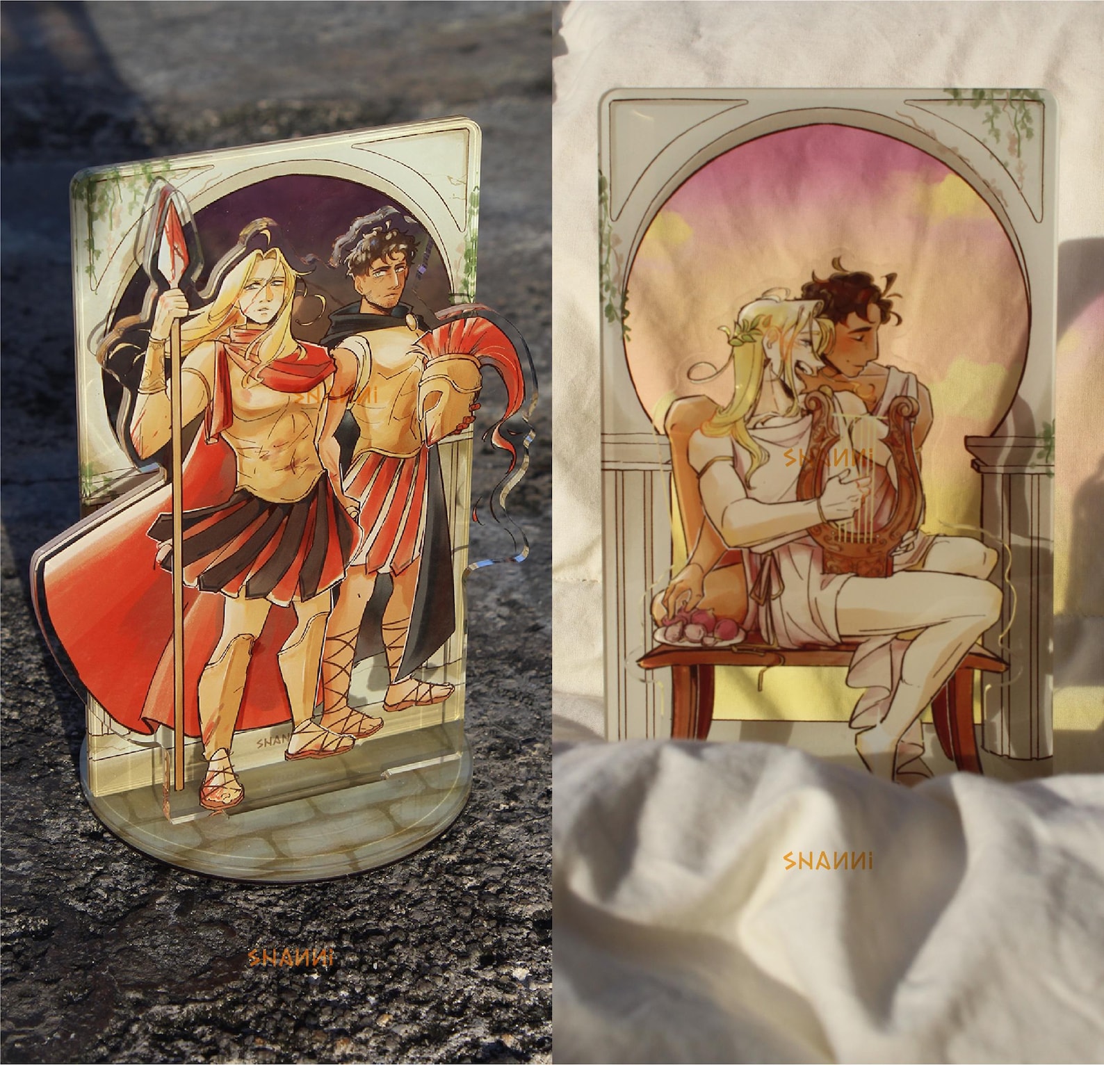 Achilles & Patroclus Acrylic Standee
