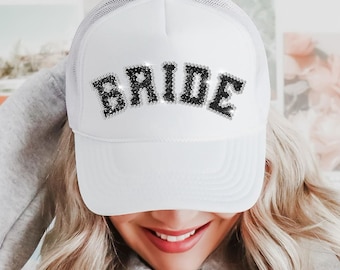 Dazed & Engaged Embroidered Bachelorette Party Trucker Hats  display picture 3