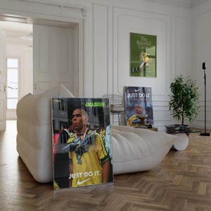 R9, Ronaldo Nazario Set Fußball Poster, Fußball Geschenke, Sport Poster, Fußballspieler Poster, Fußball Wandkunst, Sport Schlafzimmer Poster