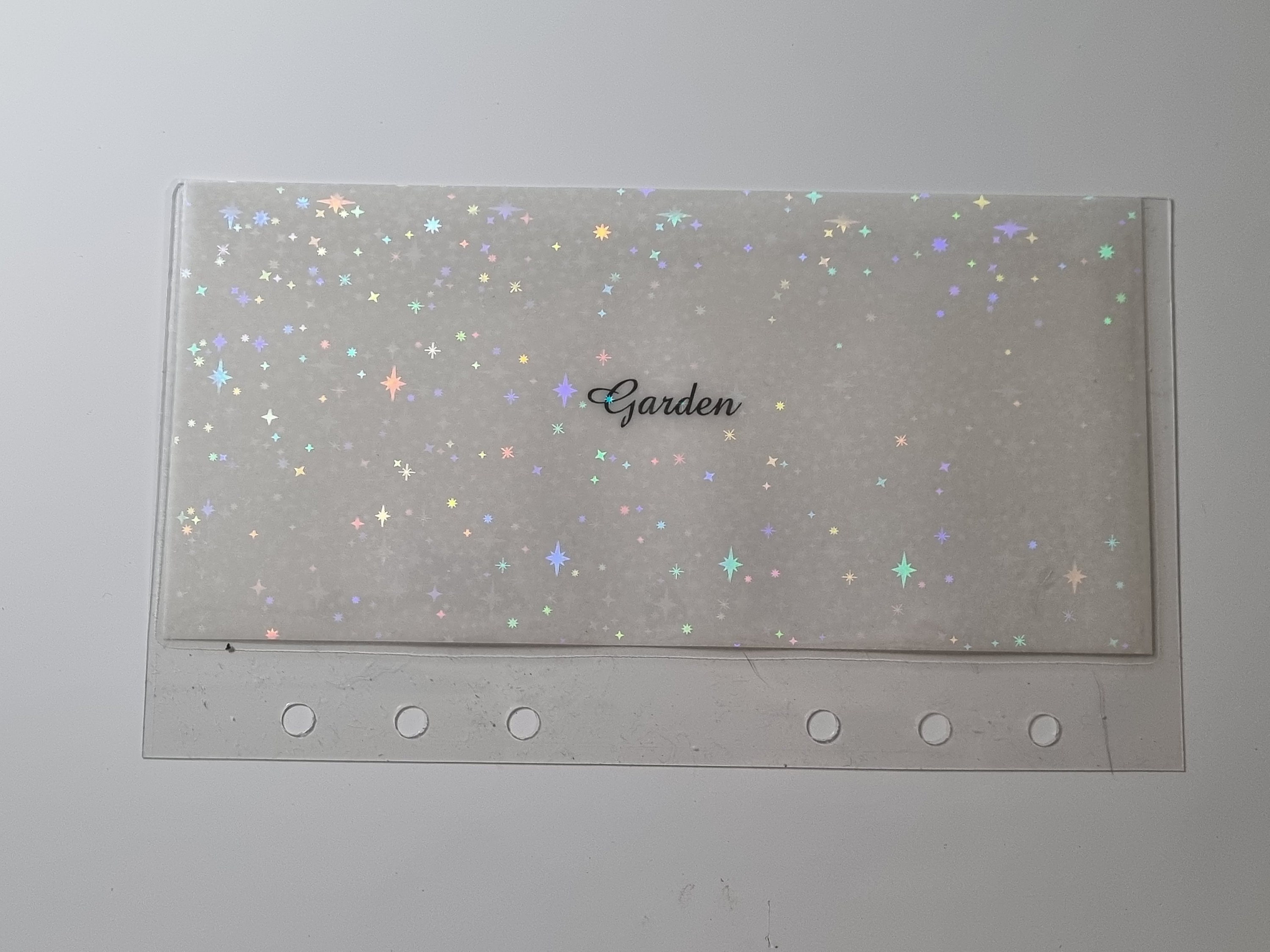 A6 Vellum Sparkle Personalised Laminated Envelopes for Cash Stuffing