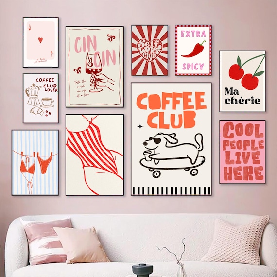 200+ Gallery Wall Set, Colourful Eclectic Decor, Maximalist Creative Art Prints , Mega Bundle, Trendy Wall Art Prints, DIGITAL DOWNLOAD