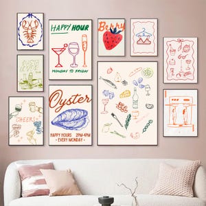 100+ Gallery Wall Set, Colourful Eclectic Decor, Maximalist Creative  Art Prints , Mega Bundle, Trendy Retro Wall Arts, DIGITAL DOWNLOAD