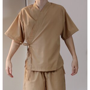 Jinbei Shirt Sewing Pattern | Japanese Kimono Robe Pattern | Pattern ...