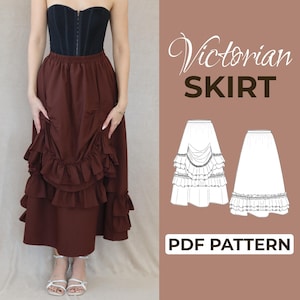 slim fit dress slacks ADD-ON Flared skirts for Valley skater dress (PDF) – Sinclair Patterns