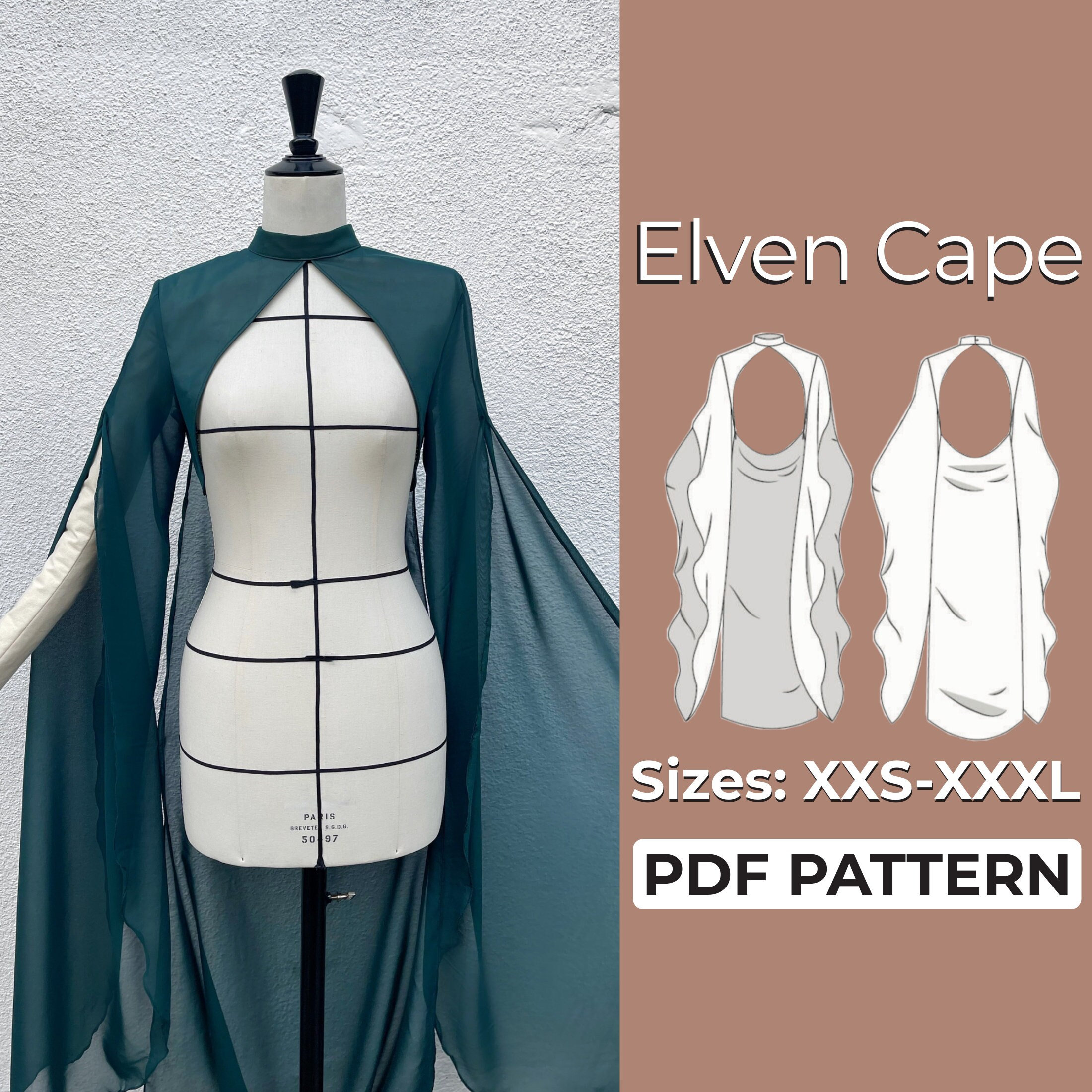 Mini Cape Pattern - Etsy Mini Cape Pattern - Etsy