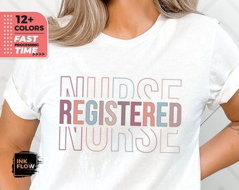 Registered Nurse Shirt, Nurse Appreciation Gift, Nursing Student T-Shirt, Graduate Student Gift, Medical Professional Hoodie, Nurse Mom Tee