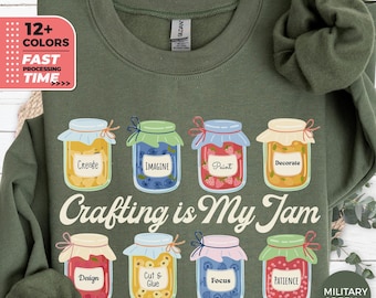 Sudadera "La artesanía es mi pasión": sudadera unisex para pasatiempos creativos