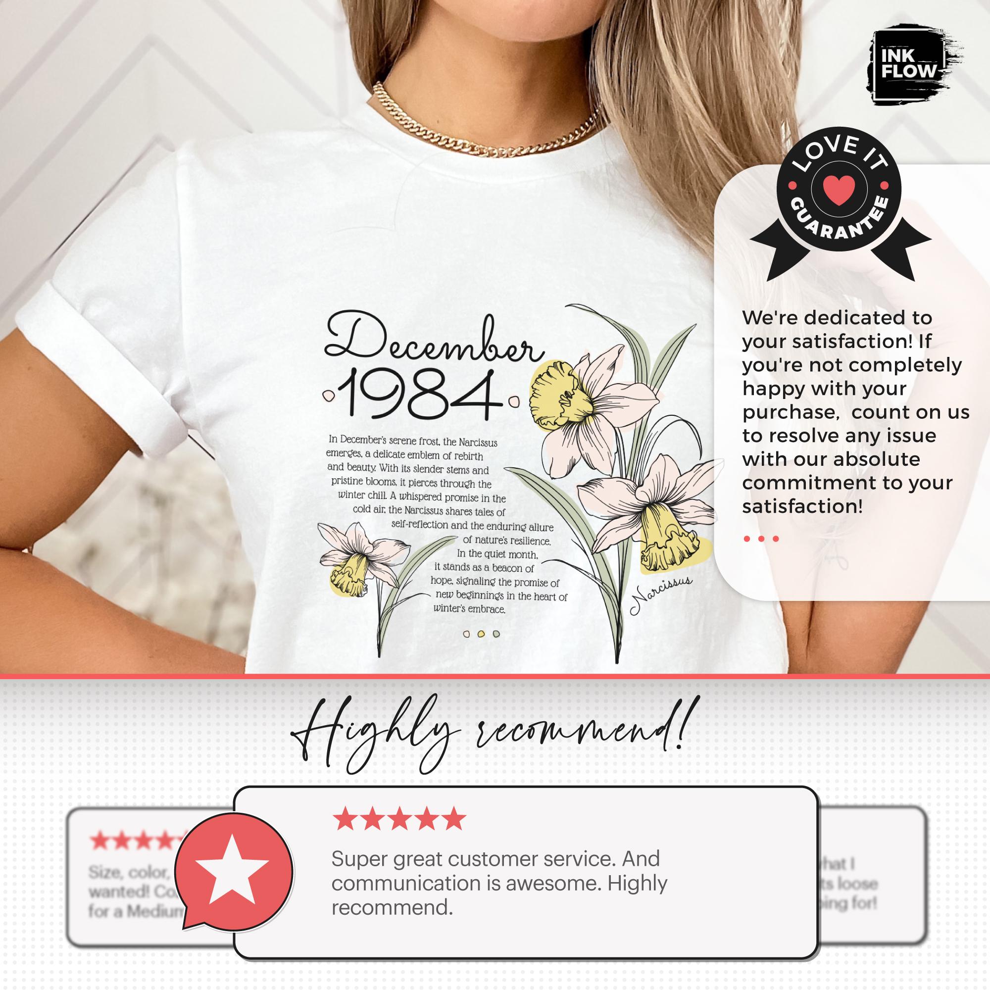 T-Shirt 'Fabriqué En Décembre 1975' - Cadeau 50e Anniversaire - Homme, Femme - Coton Léger