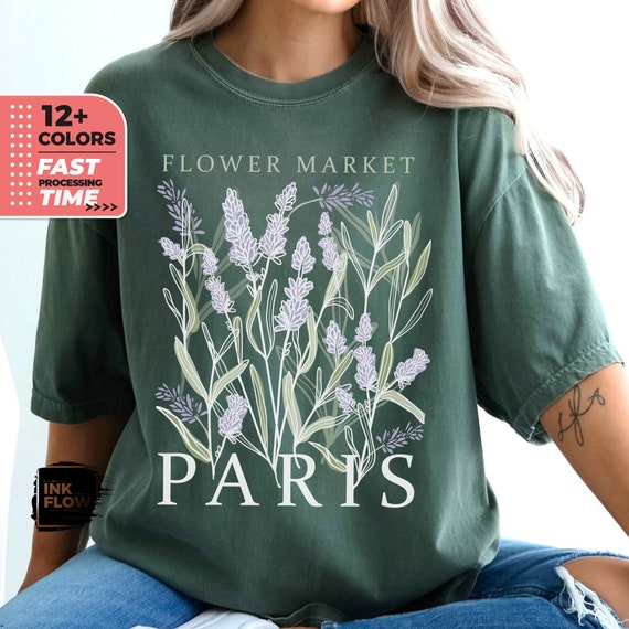 Camiseta Con Estampado Floral Para Mujer, Ropa Con Estampado De
