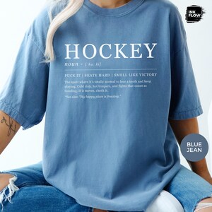 Lustiges Definition Hockey T-Shirt, Comfort Colors® Hockey Shirt für Spieler & Trainer, Sport TShirt, lustiges athletisches Shirt, Hockey-Liebhaber Geschenk Bild 7