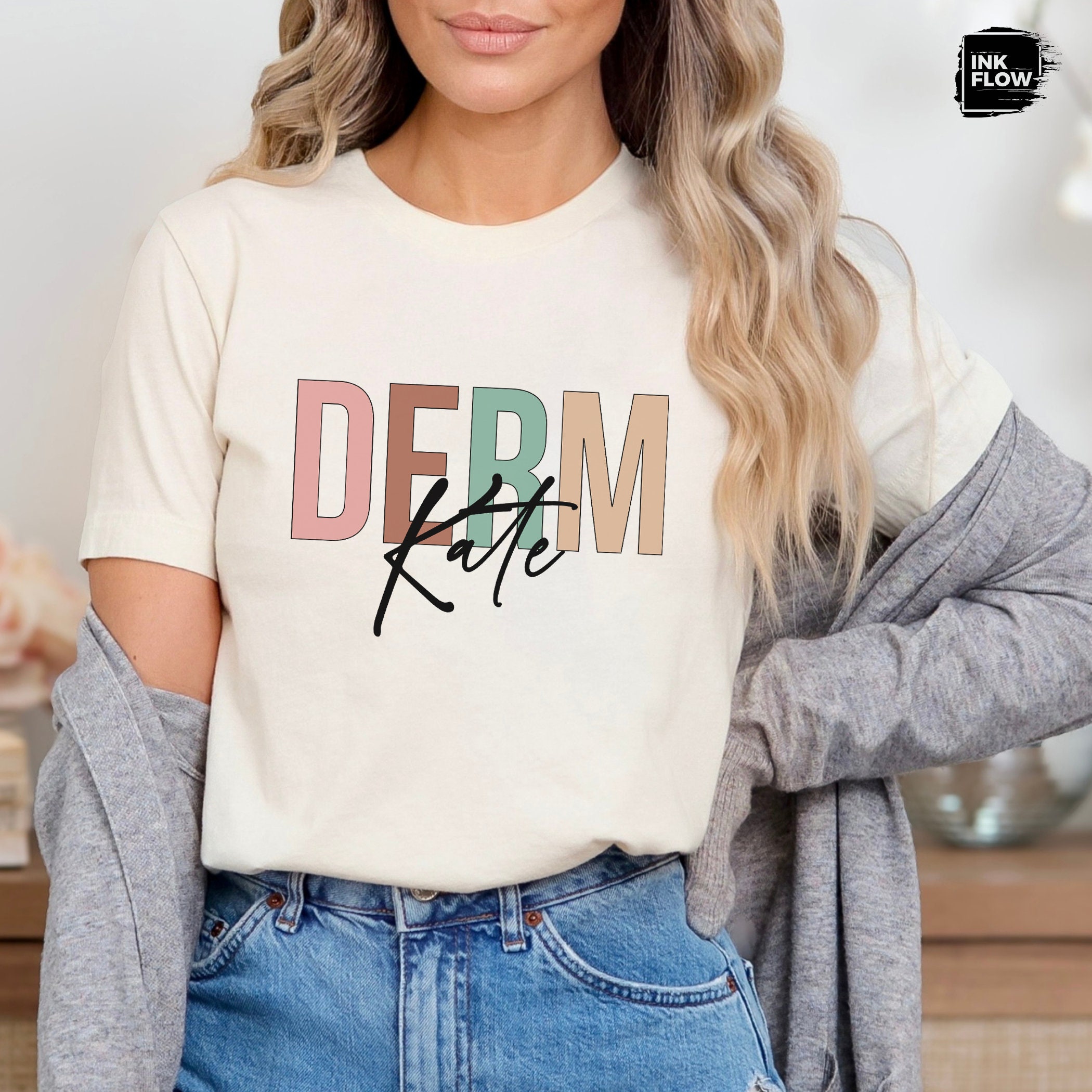 Custom Dermatologist T-Shirt, Personalized Gift for Dermatologist