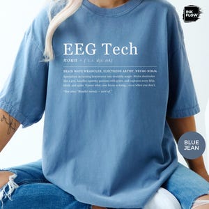 Funny Definition EEG Tech T-Shirt, Comfort Colors® Neurology Tech Tee, EEG TShirt for Nurses, Brain Waves Shirt, Gift for Neuro Technologist image 5