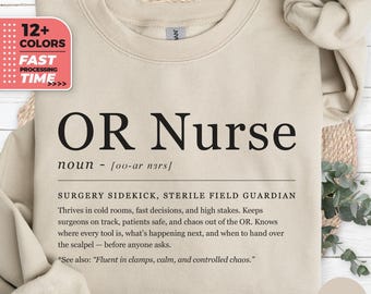 Sudadera con capucha de enfermera de quirófano, sudadera con capucha de enfermera de quirófano, suéter con humor médico para mujer, sudadera con capucha de enfermera de quirófano, sudadera con capucha de regalo de enfermera
