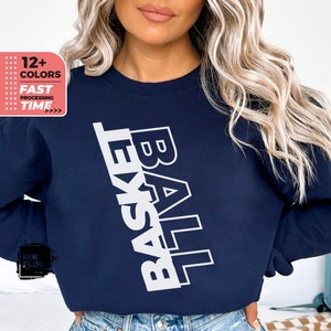 Moletom de basquete, presentes para amantes do esporte, suéter com citação positiva, camiseta da era do basquete, mãe do basquete, presente positivo para ela e para ele