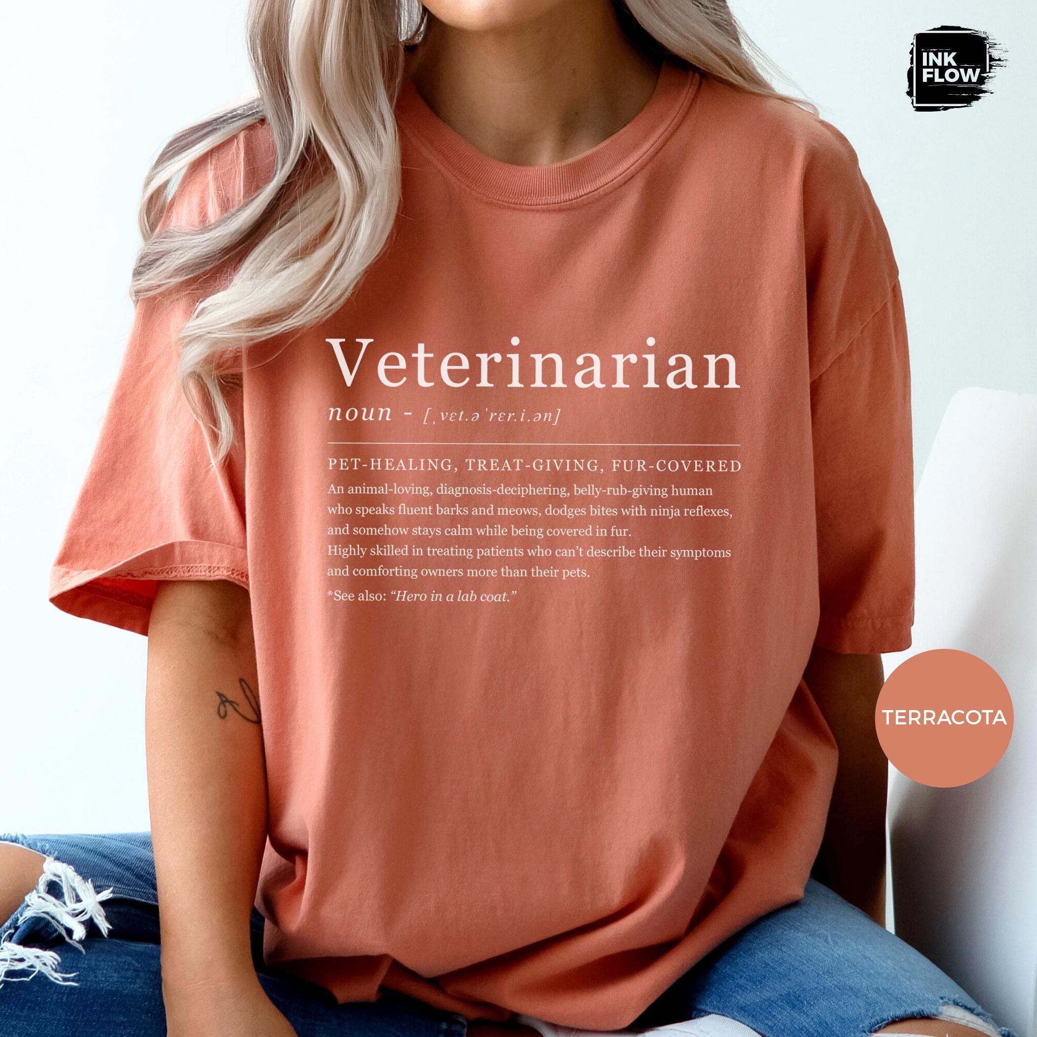 Veterinary Squad T-Shirt For Women - Vet Tech Graphic Tee, Casual Short Sleeve Top, Animal Lover Gift