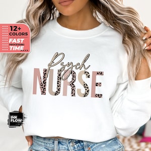 Psych Krankenschwester Sweatshirt, Pullover für psychische Gesundheit, Abschlussgeschenk für psychiatrische Krankenschwester, Psych Rn Geschenk, Krankenschwester Wertschätzung Geschenk, Krankenschwester Shirt