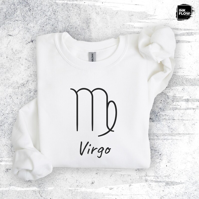 Virgo Zodiac Sweatshirt Birthday Gift for Virgo Women August Etsy