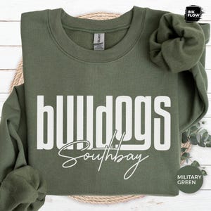Custom School Mascot Sweatshirt, Personalized School Logo Sweater, Custom Team Mascot Gift Idea, Back To School Sport Sweatshirt, Custom Top