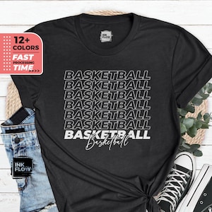 Camiseta de baloncesto, regalos para amantes del deporte, camiseta con cita positiva, camiseta de la era del baloncesto, mamá del baloncesto, regalo inspirador para ella y para él