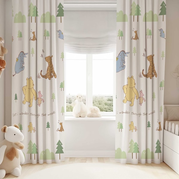 Winnie Pooh Kinderzimmer Vorhänge: Verdunkelnde Kinderzimmer Dekor
