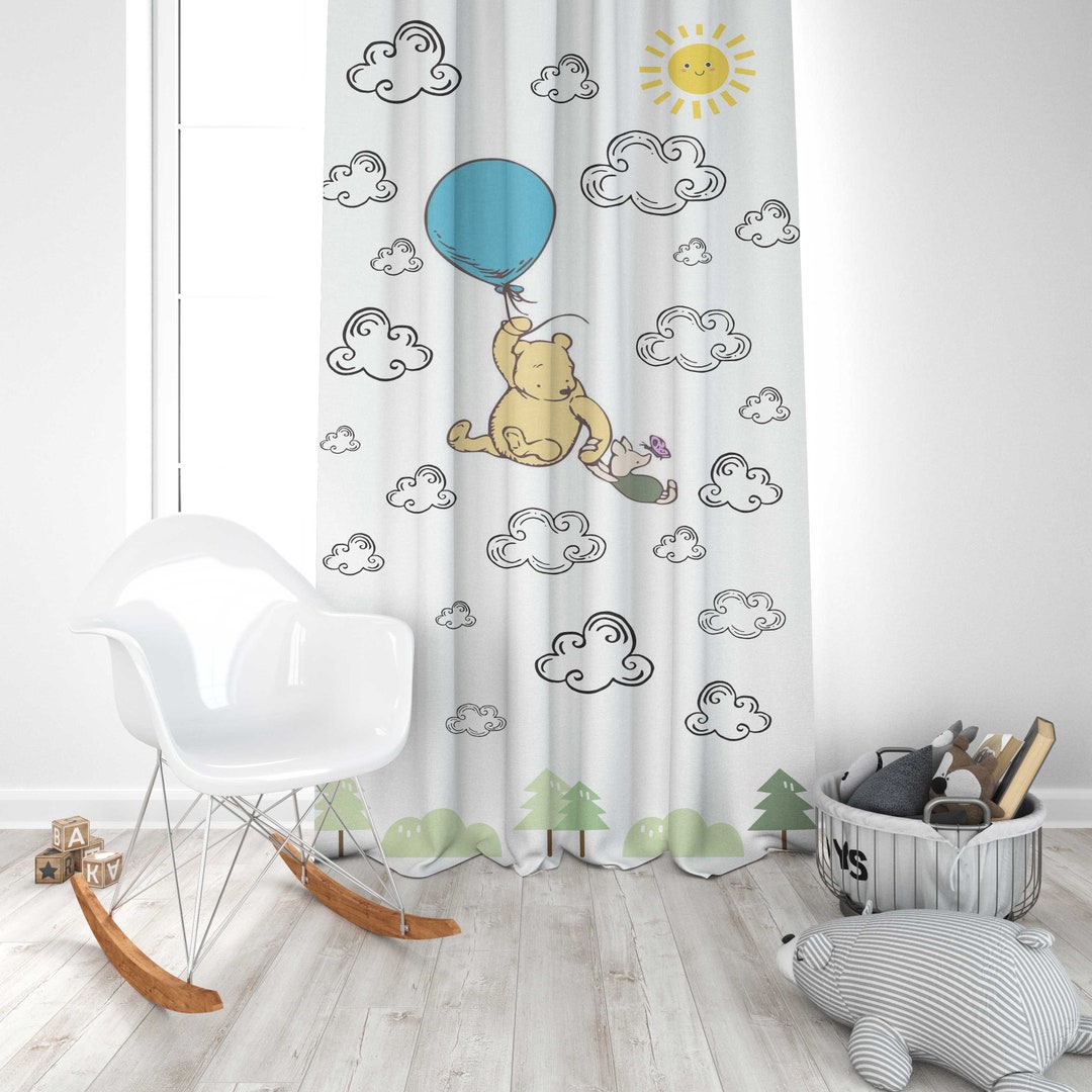 Winnie the Pooh Bear Nursery Curtains Winnie the Pooh Nursery Decor