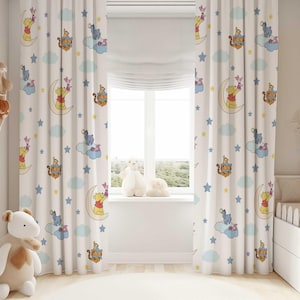 Winnie the Pooh Nursery Curtains: Room Darkening Kids Bedroom Decor