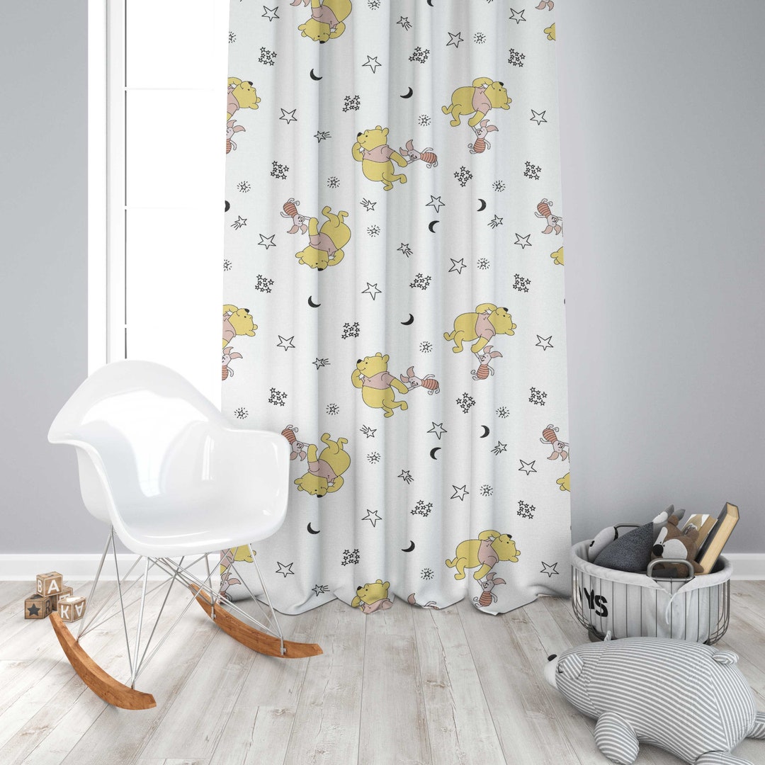 Winnie the Pooh Bear Nursery Curtains Winnie the Pooh Nursery Decor