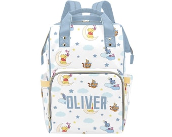 Winnie the Pooh Backpack Diaper Bag | Winnie the Pooh Diaper Bag | Gender Neutral Diaper Bag | Baby Shower Gift | Pooh Nappy Bag | Pooh Bag