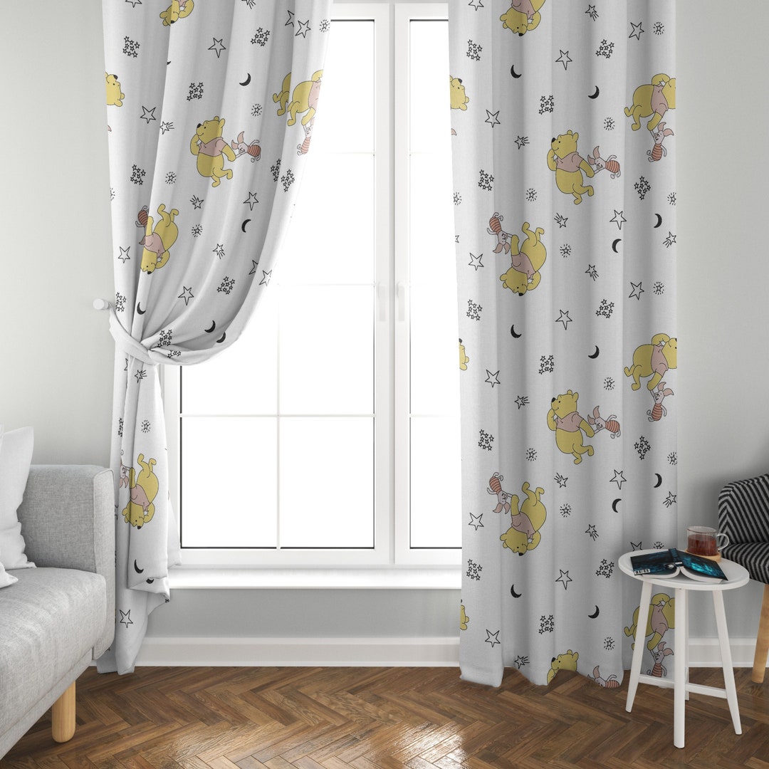 Winnie the Pooh Bear Nursery Curtains Winnie the Pooh Nursery Decor