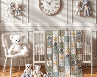 Custom Winnie the Pooh Baby Blanket: Plush Polyester Crib Blanket