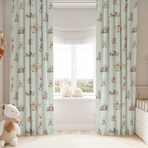 Winnie the Pooh Nursery Curtains: Room Darkening Kids Bedroom Decor