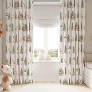 Deer Hunting Nursery Window Curtains, Duck Hunting Nursery Curtains, Hunting Nursery Curtains, Baby boy curtains, Black out nursery curtains