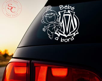 OM baby on board sticker