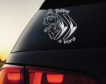 Baby on board sticker compatible for Citroën