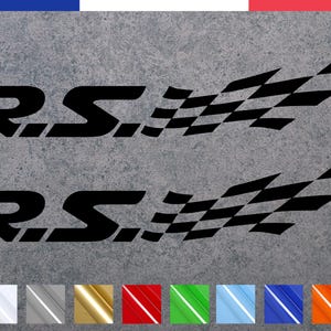 2 30 CM stickers compatibel met Renault Sport Clio Megane Clio Twingo RS