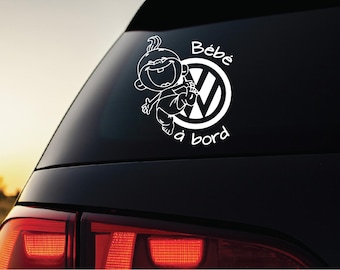 Baby on board sticker