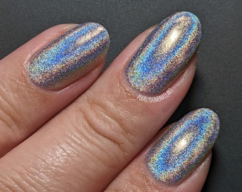 Holo Flare - Silver Linear Holographic Nail Polish