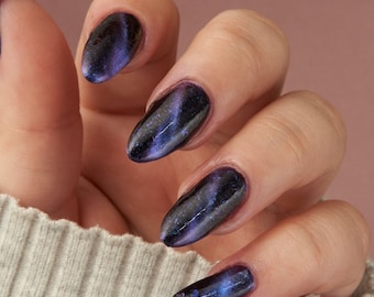 Midnight Mosaic - Magnetic Flakie Nail Polish by Cosmic Polish