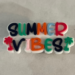 SHOE CHARM - Summer vibes charm for your shoes - Summer Vibes - Decorate your shoes, bracelets, phones