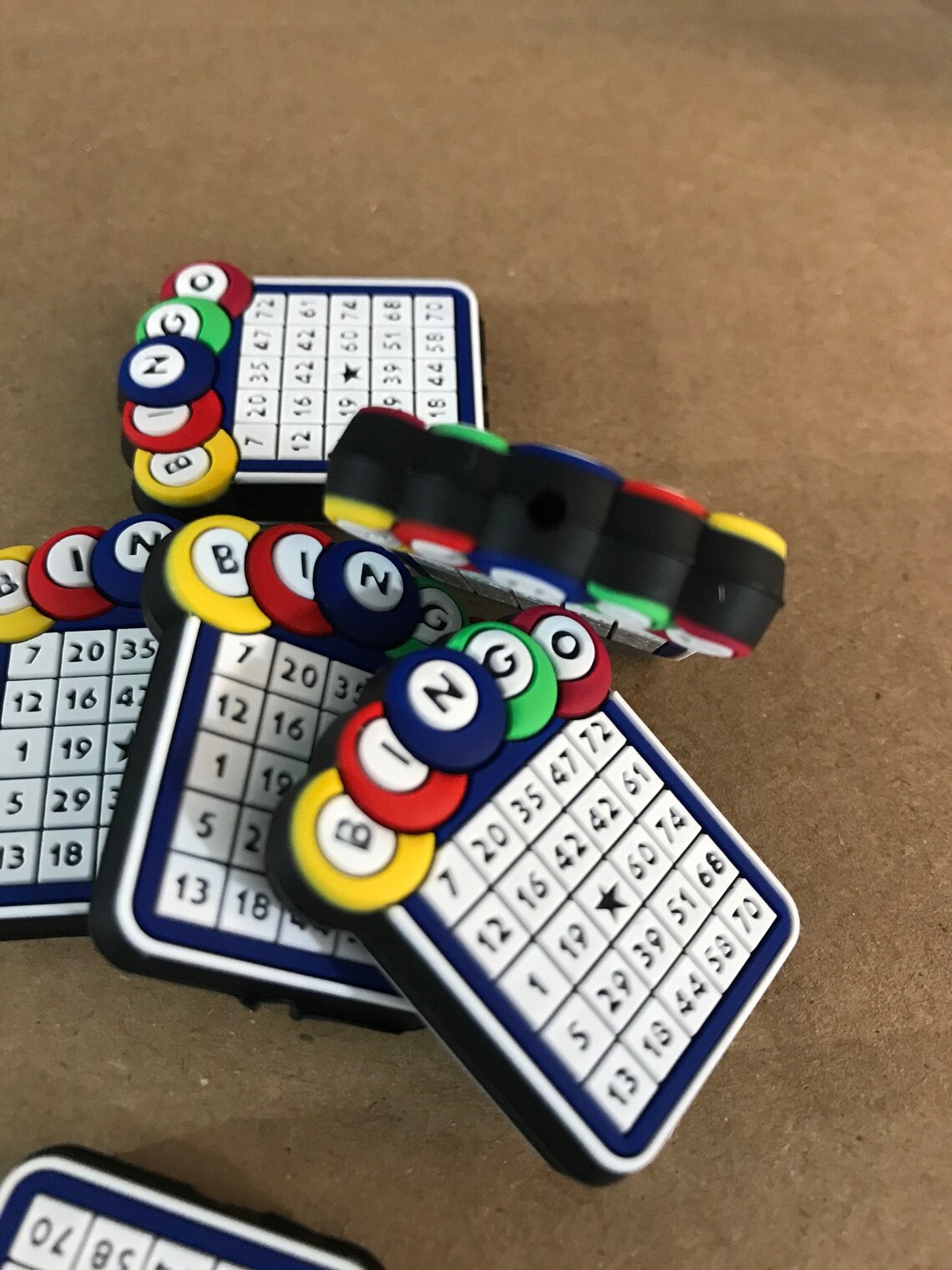 Bingo Focal Bead Bingo Board Beads for Etsy