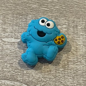 focal bead - Blue cookie guy - Beads for pens/keychains/wristlets