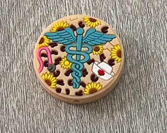 Medical focal bead - physician - medical assistant- medical staff - nurse - doctor - emt - Beads for pens/keychains/wristlets