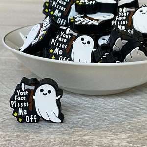 Focal Bead - Halloween - Ghost - Axe - Bead for pens/keychains/wristlets