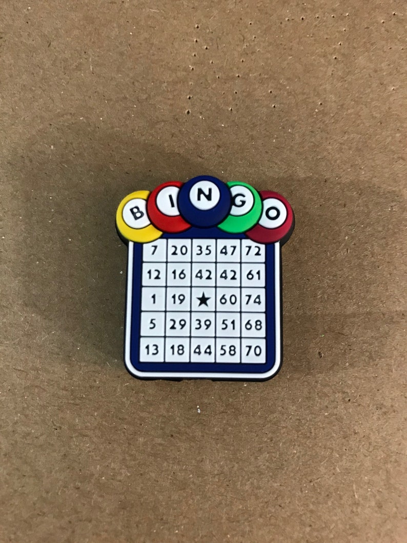 Bingo Focal Bead Bingo Board Beads for Etsy