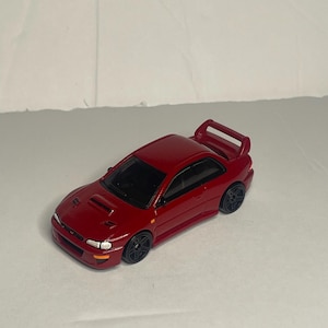 Custom Subaru Impreza 22B STI 1/64 Scale Diecast Car